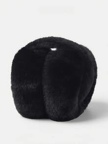 1pc Girls Winter Warm Earmuffs, Fashionable Plush Anti-Freeze Ear Warmers, Foldable