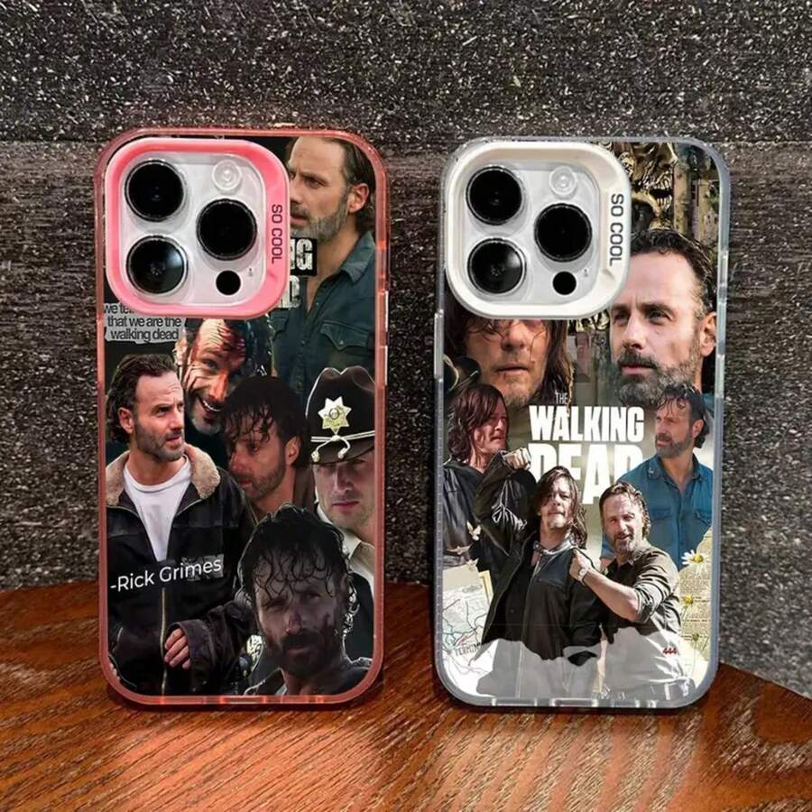 Funda de Teléfono Zombie Walking Movie Dead para 17 16 15 14 13 12 11 Pro MAX, Cubierta Trasera Mate a Prueba de Golpes, Anti-caída - z8 - Ver 1