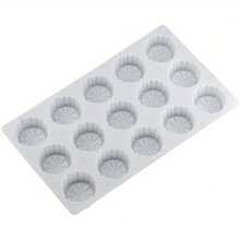 قالب كيك مستطيل من السيليكون بتصميم حلقة شجرة 1 قطعة - 15 خلية، قالب خبز قابل لإعادة الاستخدام غير لاصق للكريسماس وأعياد الميلاد وعيد الشكر - قالب حلوى مقاوم للحرارة وقوي لتحضير الكيك والحلويات والأطعمة الاحتفالية، مصنوع من مواد غذائية آمنة، قالب حلوى أسطواني الشكل - متعدد الألوان - مشاهدة 8