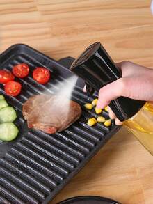 1pc Precision Oil Mister Spray Bottle For Grilling & Baking | Evenly Coats Grills & Pans For Low-Fat Cooking | Heat-Resistant PP, Easy-Clean Design