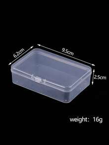 20 Stücke/14 Stücke/10 Stücke/5 Stücke/1 Stück Mini transparente Kunststoff Aufbewahrungsboxen mit Deckel, rechteckige klare Organizer Boxen, Wattestäbchen Box, Nagellack & Schmuck Organizer Boxen, zum Sammeln von kleinen Artikeln