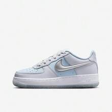 Nike Zapatos deportivos casuales tipo Air Force 1 retro para niños grandes