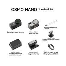 DJI Osmo Nano，可穿戴运动相机，第一人称视角，防抖防水，适用于摩托车骑行、潜水、滑雪、旅行等场景，手持便携式Vlog相机，全新，仅激活。 - 黑色 - 查看 13