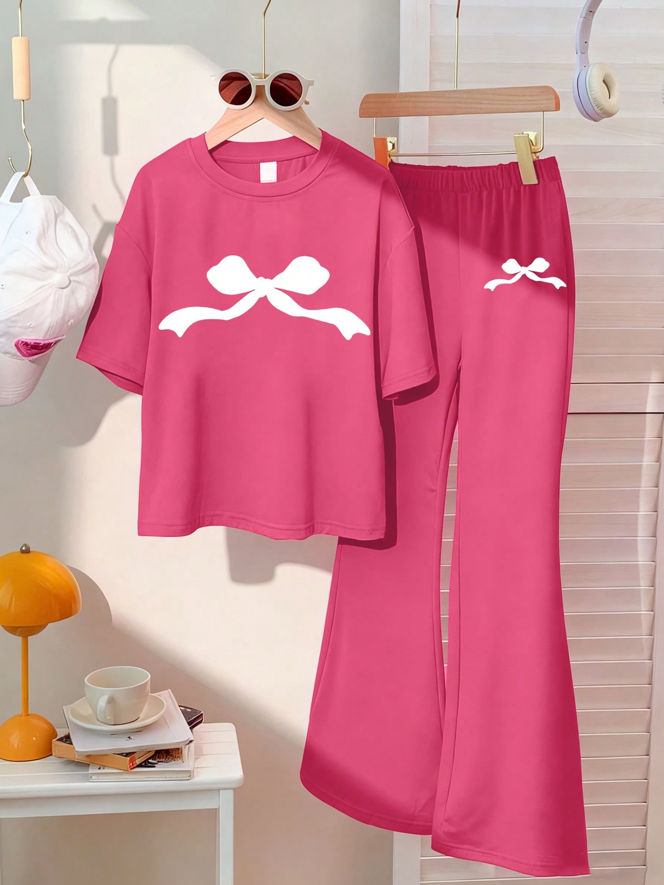 مجموعة ملابس علوية وشورت صيفية للبنات، ملابس علوية...