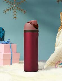 OWALAo 24Oz / 32 Oz Limited Edition Water Bottle, Free.Sip Stainless Steel Sports Water Bottle, Luminous Cup. Leakproof With Pop-Up Lid, Available In A Variety Of Colors, The Pattern Is Clear And Exquisite. A Water Bottle Designed For Water Drinkers, Suitable For Running, School, Fitness, Halloween, Thanksgiving Day, Christmas Day Gifts, Gift For Her, New Fashion Water Bottle For Women. - 24oz/710ml - Xem 7