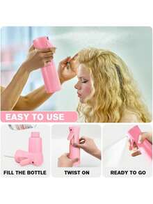 Multi-Functional High-Pressure Spray Bottle, Continuous Fine Mist Spray, Suitable For Hair Care, Makeup, Moisturizing, Gardening, And Household Cleaning. - Multicolor - View 7