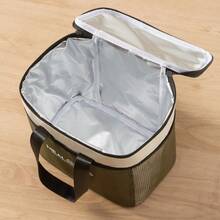 Portable Lunch Bag Food Insulated Box Waterproof Shoulder Strap Insulated Box, Hand-Held Lunch Box Bag, Fresh Aluminum,Insulated Lunch Bag With Thermal Bento Compartment, Portable Food Storage Container For Women Men, Aluminum Lunch Box With Adjustable Shoulder Strap, Handheld Meal Prep Pouch For Office Picnic (Keep Food Fresh 6H)