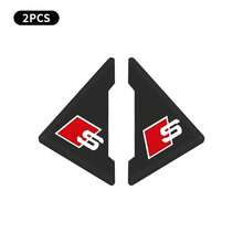 2Pcs Cubierta de Esquina de Puerta de Coche Protector Anti-arañazos Para Audi A3 8L 8V 8P A4 B5 B6 B7 B8 A5 A6 C5 C6 C7 A7 A8 D2 D3 Q5 Q7 - Para Sline-2PCS - Ver 11