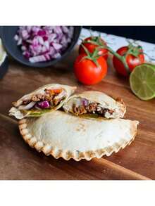 Large Tortilla Sealer | Make Sealed Tacos, Quesadillas, Burritos & More | Mess-Free Meals In Seconds | , Dishwasher - Multicolor - View 6