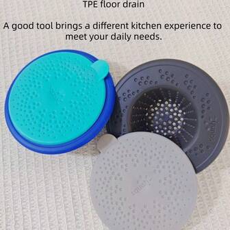 TPE Kitchen Sink Drain Filter, Household Drain Catcher, Sink Strainer For Home, Washbasin, Vegetable Washing Pool