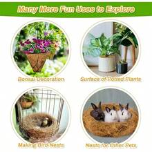 Natural Coconut Fiber Mat - Multipurpose Mat, Suitable For Chicken Coops, Pet Beds, And Garden Planters | Breathable, Odor-Resistant, Reusable | Suitable For Poultry, Reptiles, Birds, And Small Pets | Warm In Winter, Cool In Summer | Indoor/Outdoor Use