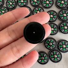 10pcs Mini Compass, Lightweight Portable Compass - Perfect For Hiking, Camping, Outdoor Activities - Black - View 2