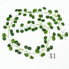 1/6/12/24PCS 6.9ft Fake Vines With Leaves For Bedroom Artificial Ivy Garland Fake Ivy Leaves Artificial Greenery Plant Garlands Hanging Vines For Room Decor Wedding Wall Indoor Outdoor Decoration