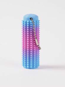 1个带刺刺激钥匙扣，用于缓解焦虑，带来积极感受，缓解疼痛，成人止痛刺激玩具，3D打印透气钥匙吊坠，3D打印渐变色按摩滚轮，用于缓解压力，触觉感官工具，带有纹理尖刺和透气孔，模块化设计，有助于肌肉放松和缓解压力，是缓解压力和感官放松的完美礼物，也是送给朋友的新奇礼物（钥匙扣长度随机）。 - 彩色 - 查看 20