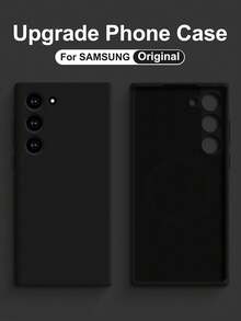 VRNOEI 适用于三星 Galaxy S24、S23、S22、S21、S25 Ultra Plus 的正品磁吸手机壳，柔软保护壳，支持无线充电，防震软 TPU 材质，防水防摔防刮。 - 黑色 - 查看 9