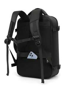 Multifunctional Travel Backpack, Waterproof, With Different Compartments, For School Or Travel - Apricot - View 7