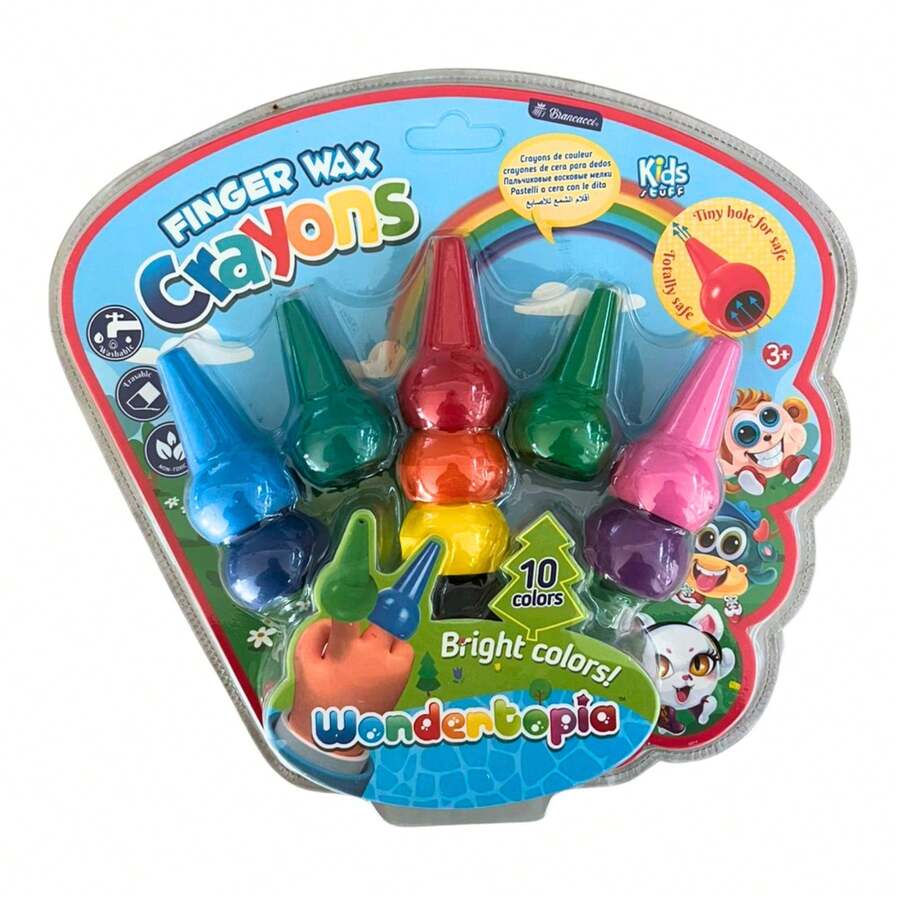 Set de Crayolas de Colores Intensos y Duraderos – Trazos Suaves, Fáciles de Usar y Resistentes a la Rotura, Perfectas para Dibujar, Colorear y Dar Vida a Cada Creación Artística con Tonos Brillantes y Uniformes - Multicolor - Ver 1