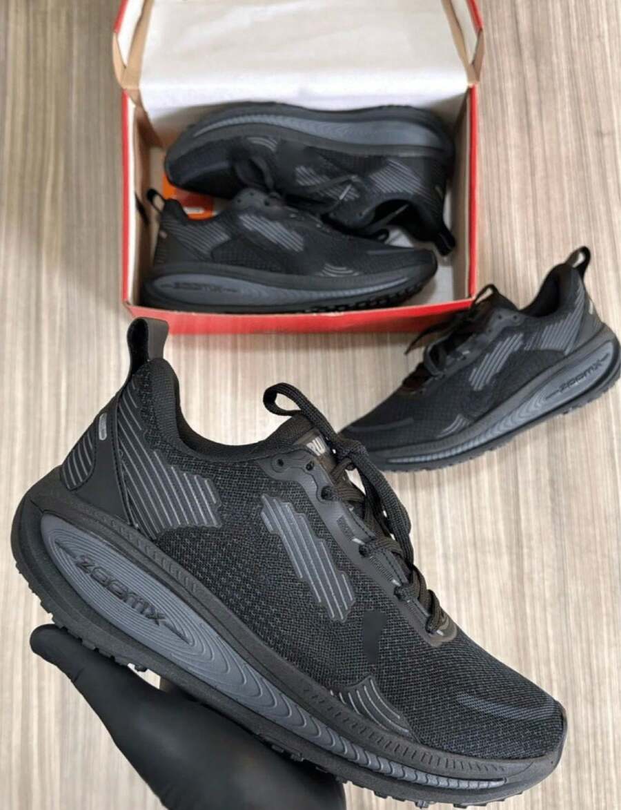 Women's Lightweight And Soft Athletic Shoes For The Gym, Ideal For Walking. EVA Sole. Sepatu Wanita Shoes Taylor Run 2.0 - 黑色 - 查看 1