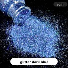 One Bottle Of Bottled Fine Glitter Powder DIY Materials Hand-Made Sequins, Crystal Glue AB Molds, Resin, UV Glue, Liquid Sand, Oil, Mahjong Filler - Multicolor - View 12