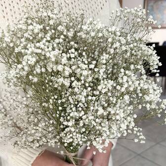 La serie "Baby Breathing" de flores artificiales; perfecta para bodas, fiestas, fiestas DIY y decoraciones del jardín del hogar; también disponible en diseños de colores mixtos