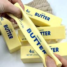 Moist Butter Stick Sensory Toys - This Two-Pack Of Soft, Soothing Items Provides Effective Anxiety Relief, ADHD Symptom Management, And Stress Reduction Benefits - Màu vàng - Xem 6