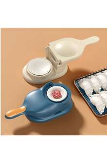 1/3 szt. Unisex, świąteczna, zabawna, drukowana skórka do pierogów, ABS, konstrukcja umożliwiająca naciśnięcie jednym kliknięciem, 2 w 1, skórka do pierogów i prasa do ciasta, oszczędzające miejsce ręczne narzędzie do majsterkowania, idealne do codziennego gotowania w domu/spotkań noworocznych/posiłków rodzinnych, gadżet kuchenny do robienia pierogów