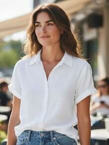 Simple Buttons On The Front. - 白色 - 查看 3