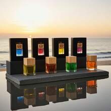 NewHanging Air Fresherner Fragrance Oil Glass Bottle With Multiple Scents Fragrance Automobile Interior Decoration Long Lasting For Car And Home.  Cherry Blossom - 藍橙紫綠黃紫 - 查看 8