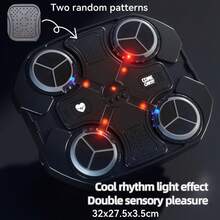 Children's Music Boxing Machine, Winter Sports Fitness Equipment, Wall-Mounted Bluetooth Smart Punching Bag Toy With Boxing Gloves, Electronic Music Game Training Mat Toy To Improve Hand-Eye-Ear Coordination, Reaction Ability, Confidence And Perseverance, Suitable For Boys And Girls Aged 3+, Fun Creative Stress Relief Toy, Perfect Gift For Early Winter Birthday Party, Christmas (Batteries Not Included) - Multicolor - View 10