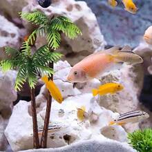 5PCS 2.76inch Mini Architectural Sandbox Model Coconut Tree Set - Realistic Beach Landscape Model Double Palm Trees, Miniature Landscaping Small Tree Simulation Handmade DIY Finished Tree, Miniature Scene Tree, Train Scene Decoration Accessories, Architectural Design, Sandbox Games, Tabletop Games, Aquarium And Cake Decoration And Craft Projects