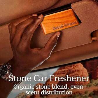 paquete de recambio para difusor de coche de madera premium Smell Dream, 1-3 piezas, aroma ámbar con aceites esenciales naturales, fragancia duradera y clip de metal
