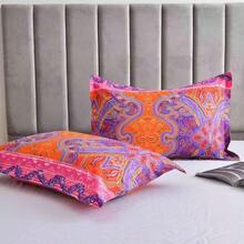 King Duvet Cover Set Boho Colorful Retro Striped Print 3pc 104 X 90 Luxury Soft Microfiber Down Comforter Quilt Bedding Cover With Zipper Ties - Bohemian Exotic Style For Men And Women Red Blue - King+Boho Vintage Sọc - Xem 6