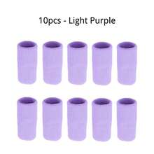 10只装指套，弹性透气，多种颜色可选，支撑拇指，缓解压力，手部护理 - 彩色 - 查看 15