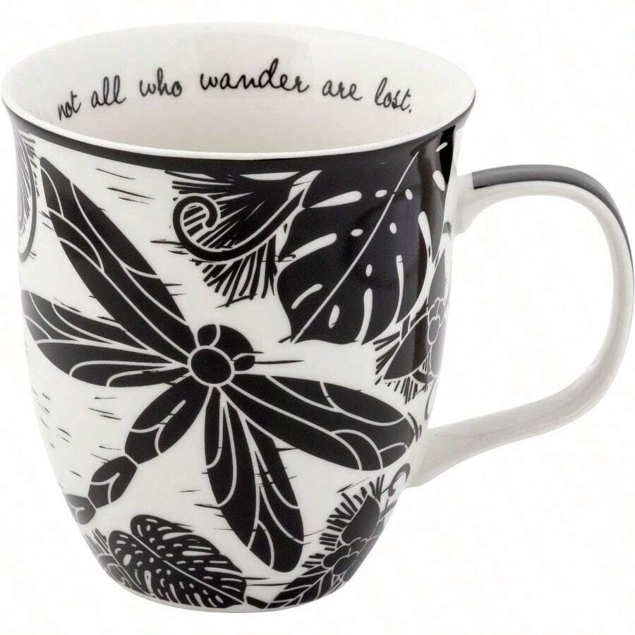 Karma Gifts - Taza color blanco y negro - Liblula - Ver 1