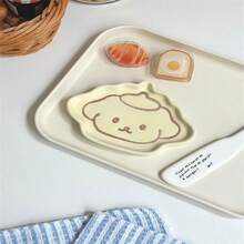 [Authorized] 1PC Sanrio Hello Kitty Dipping Dish, Household Ceramic Soy Sauce Dish, Tomato Multifunctional Seasoning Dish, Flavor Dish, Valentine's Day And New Year Seasoning Dish