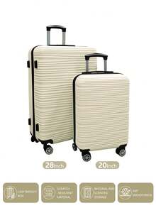 Fabriqué en Europe, bagages essentiels pour les dortoirs scolaires, bagages essentiels pour les dortoirs universitaires, bagages scolaires, bagages de voyage, durables, bagages à main essentiels pour les vacances, valises, ensembles de valises à roulettes, bagages à main, bagages enregistrés, valises à quatre roues, valises rigides à roulettes, ensembles de bagages ABS, valises trolley, bagages à main - Nude - Voir 13