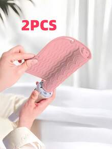 半件套/480°F 耐热硅胶定型垫 - 旋转卷发棒支架，适用于直发器、卷发棒及旅行携带 - 彩色 - 查看 12