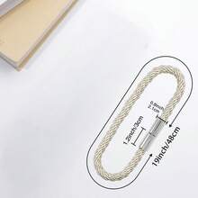 2 piezas Sujetadores de cortina de cuerda gruesa, fijadores magnéticos simples para decoración de dormitorio y sala de estar - Multicolor - Ver 4