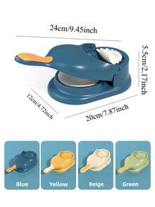 A Must-Have For Christmas And Kitchen, A 2-In-1 Tool For Pressing Dumpling Wrappers And Making Dumpling Molds. It Is A Multifunctional Manual Dumpling Rolling Tool And A Wrapper Press For Household Use - Multi-color Dumpling Molds - View 10