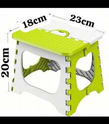 1 pieza mini banco plegable portátil Banco Plegable Portátil Compacto Asiento Camping Viajes Cocina Hogar Fácil Almacenaje Diseño Resistente - Multicolor - Ver 2