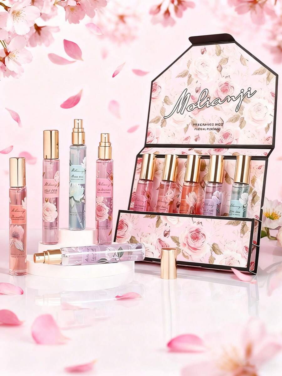 这款持久留香的高级香水礼盒不含酒精，包含多种香型。是派对、聚会、约会和馈赠朋友的完美之选。 - 多種 - 查看 1