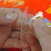 60pcs Reusable Double-Sided Tape - Waterproof, Removable, Transparent Wall Mounting Strips - Ideal For Chinese New Year Couplets - Multicolor - View 9