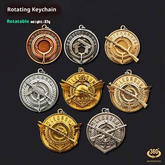 1 pieza Nuevo llavero giratorio con diseño de pollo de la paz, modelo de metal de accesorio de juego, juguetes de Stitch, juguetes de viaje, juguetes antiestrés para el aula, mini artículos, juguetes de baño, artículos de papelería navideña, pelota antiestrés, regalo perfecto para cumpleaños/Navidad