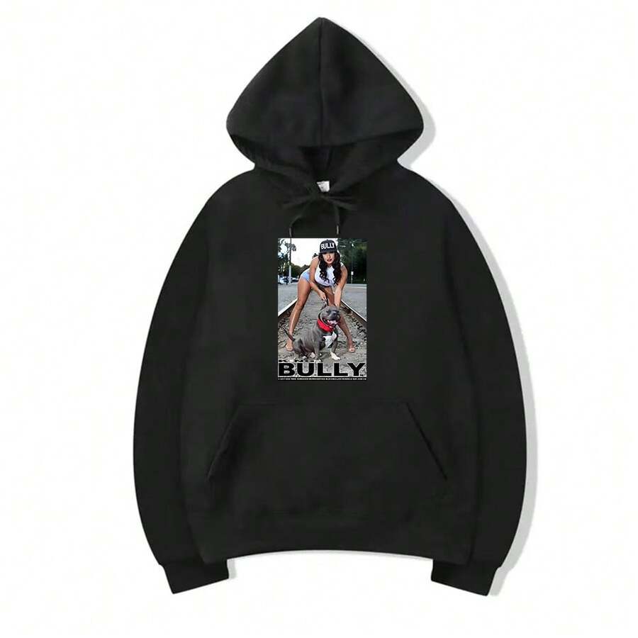 DGA David Gonzales Art King Bully Shredder Pitbull Dogs Tattoos Hoodie - 黑色 - 查看 1