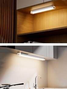 1pc USB Rechargeable LED Motion Sensor Light, Cabinet Wardrobe Light, Wireless LED Night Light, Staircase Backlighting, Rechargeable, Suitable For Room, Kitchen, Kitchen Accessories, Closet, Stairs, Corridor And Cabinet, Kitchen Decor, Bedroom Decor, Bedroom, Lamp, Light, Room Decor, Sensor Light, Kitchen Light, Battery Wall Lamp, Ceiling Light, Battery Lamp, Christmas, Halloween, LED Light, Wall Lamp, Wall Light, Bedroom Light, Battery Capacity: 150mAh, 200mAh, 350mAh, 10/20/30/50cm Optional - Smart Sensor Cabinet Lights - View 11