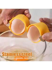 3PCS Egg Shell Opener, Egg Cracker Egg Peeler Egg Separator For Raw Eggs, Hard Boiled Egg Peeler Tool For Cutting Eggs, Eggs Breaker Kitchen Gadgets For Cooking Bakery - 3pcs In Three Colors - View 4