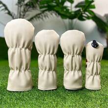 Large Digital Pattern (1 3 5 U) Golf Club Protective Cover, Limited Edition Golf Accessories, Golf Gift, Waterproof And Durable Material, Providing The Best Protection For Golf Clubs - Beige - View 3