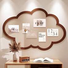 1pc 19.7x29.5 Inch Cloud Wall Decor Board, No Drilling Required, Multipurpose Decorative Board For Classroom Memo, Bedroom Wall Sticker, Photo Wall Bulletin Board, Suitable For Valentine's Day, Home, Study, Office, Classroom, Christmas & New Year Decoration, Photo Display, New Year Gift, Creative Gift For Friends, Colleagues, Elders