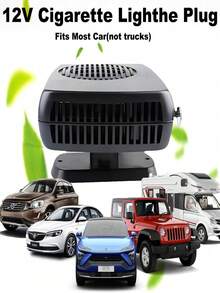 Car Defroster Windshield Heater Car Defogger Windshield Defroster Car Heater Fast Heating And Cooling Portable Automatic Plug-In Suitable For Large And Small Cars