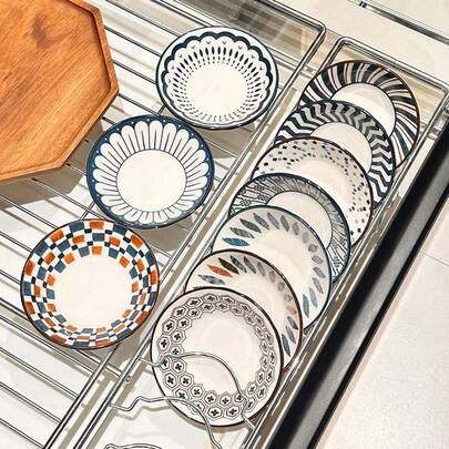 4/8/10pcs Japanese Retro Ceramic Dipping Sauce Dishes, Appetizer Plates, Soy Sauce Dishes, Suitable For Dining Table, Appetizers, Sauces, Snacks, Sushi, Housewarming, Christmas Gifts, Dishwasher & Microwave